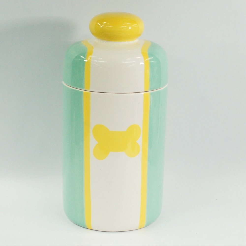 Coton Colors dog bone treat canister